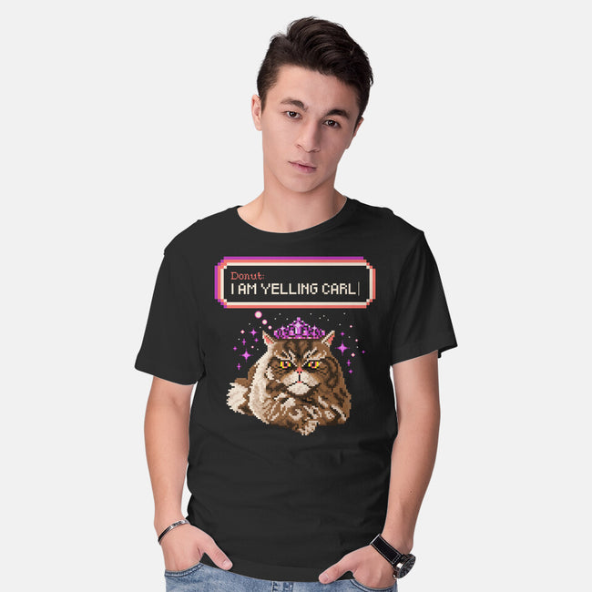 Donut I Am Yelling Carl-Mens-Basic-Tee-rocketman_art
