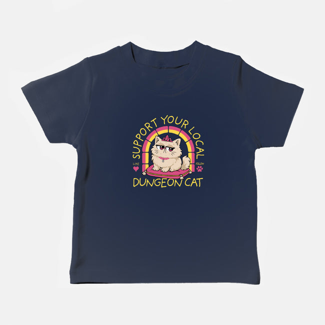 Support Your Local Dungeon Cat-Baby-Basic-Tee-rocketman_art