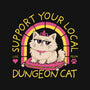 Support Your Local Dungeon Cat-None-Stretched-Canvas-rocketman_art