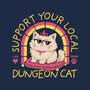 Support Your Local Dungeon Cat-None-Adjustable Tote-Bag-rocketman_art
