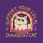 Support Your Local Dungeon Cat-None-Adjustable Tote-Bag-rocketman_art