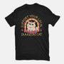 Support Your Local Dungeon Cat-Mens-Basic-Tee-rocketman_art