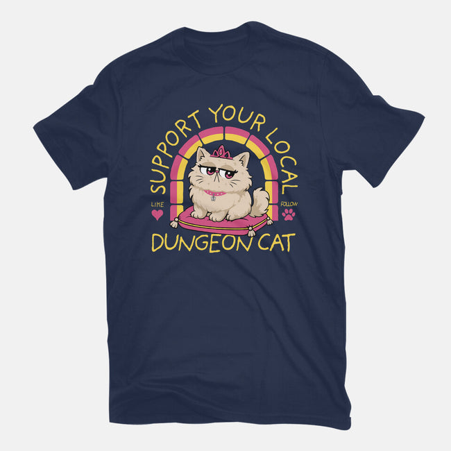 Support Your Local Dungeon Cat-Unisex-Basic-Tee-rocketman_art