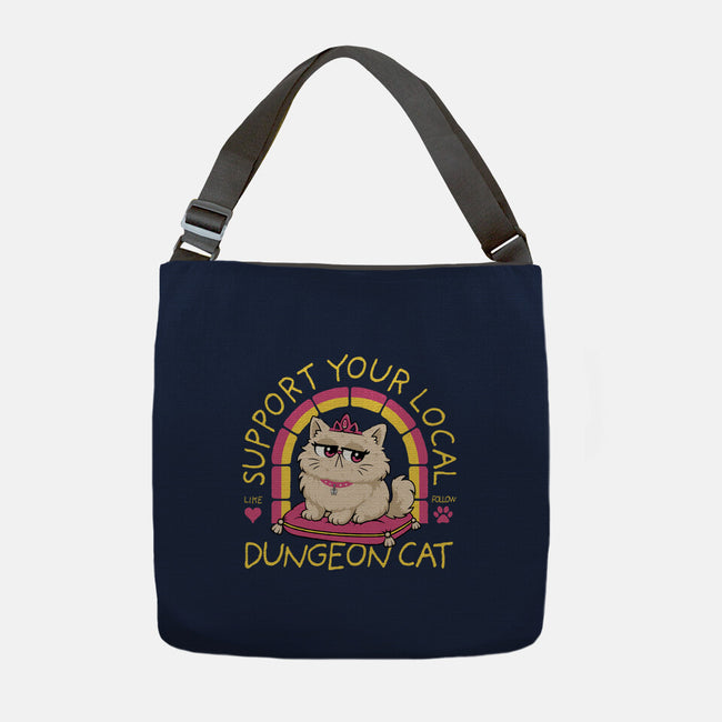 Support Your Local Dungeon Cat-None-Adjustable Tote-Bag-rocketman_art