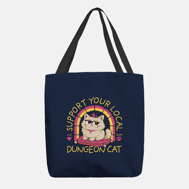 Support Your Local Dungeon Cat-None-Basic Tote-Bag-rocketman_art