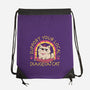 Support Your Local Dungeon Cat-None-Drawstring-Bag-rocketman_art