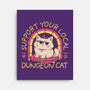 Support Your Local Dungeon Cat-None-Stretched-Canvas-rocketman_art
