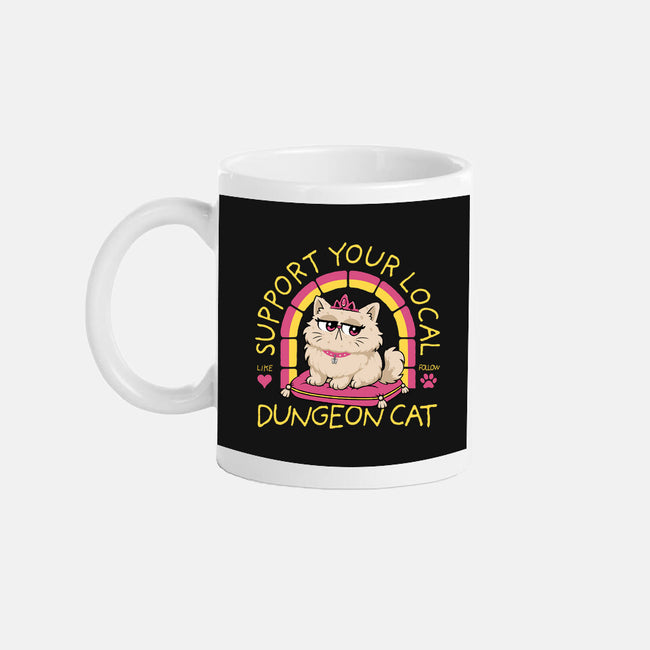Support Your Local Dungeon Cat-None-Mug-Drinkware-rocketman_art