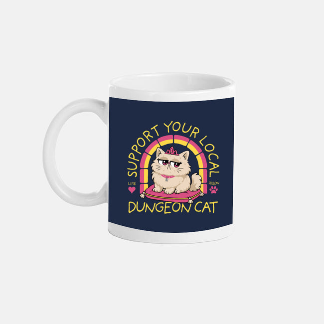 Support Your Local Dungeon Cat-None-Mug-Drinkware-rocketman_art