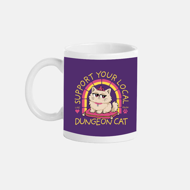 Support Your Local Dungeon Cat-None-Mug-Drinkware-rocketman_art