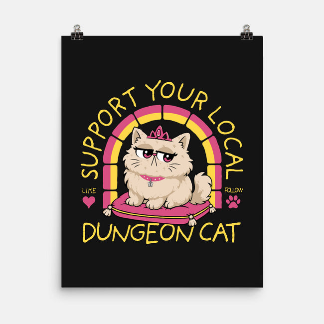 Support Your Local Dungeon Cat-None-Matte-Poster-rocketman_art
