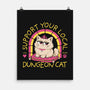 Support Your Local Dungeon Cat-None-Matte-Poster-rocketman_art