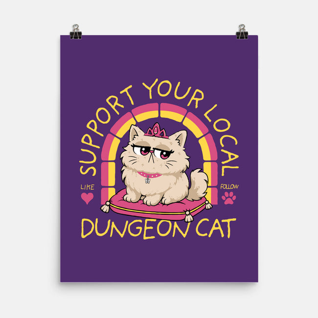 Support Your Local Dungeon Cat-None-Matte-Poster-rocketman_art