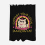 Support Your Local Dungeon Cat-None-Polyester-Shower Curtain-rocketman_art
