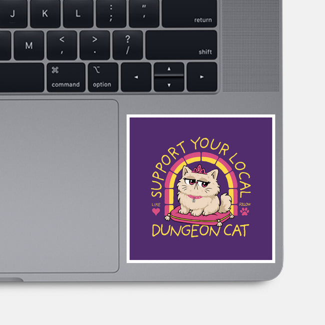 Support Your Local Dungeon Cat-None-Glossy-Sticker-rocketman_art