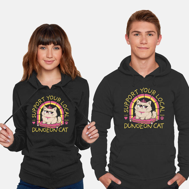 Support Your Local Dungeon Cat-Unisex-Pullover-Sweatshirt-rocketman_art