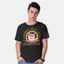 Support Your Local Dungeon Cat-Mens-Basic-Tee-rocketman_art
