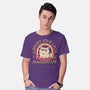 Support Your Local Dungeon Cat-Mens-Basic-Tee-rocketman_art