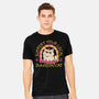 Support Your Local Dungeon Cat-Mens-Heavyweight-Tee-rocketman_art