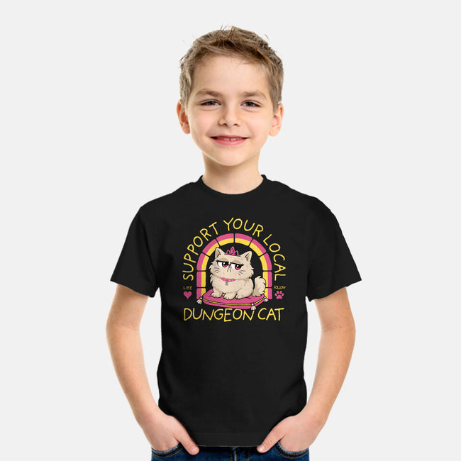Support Your Local Dungeon Cat-Youth-Basic-Tee-rocketman_art