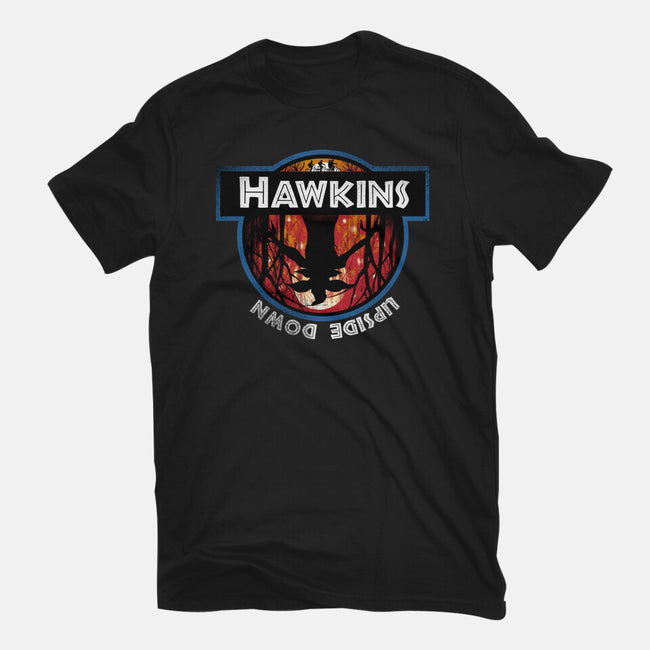 Upside Down State-Womens-Fitted-Tee-dandingeroz