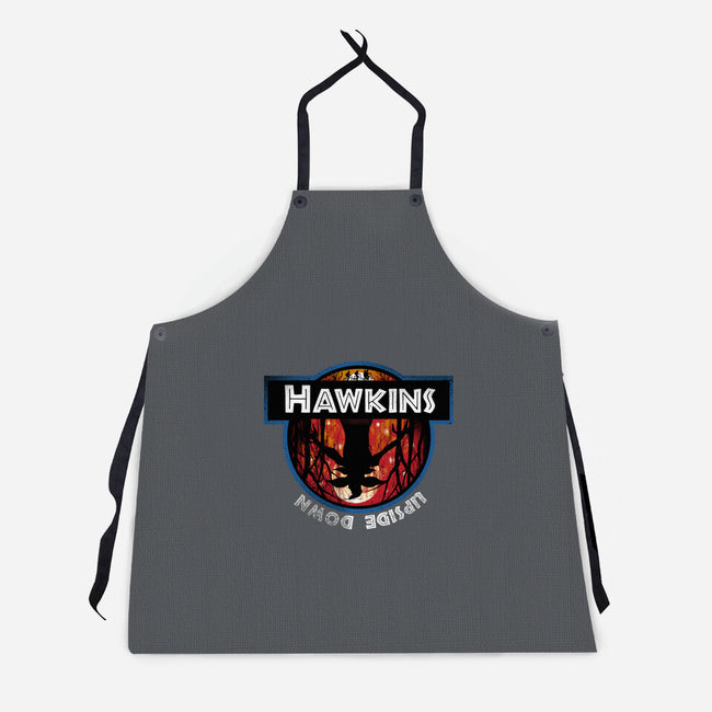 Upside Down State-Unisex-Kitchen-Apron-dandingeroz