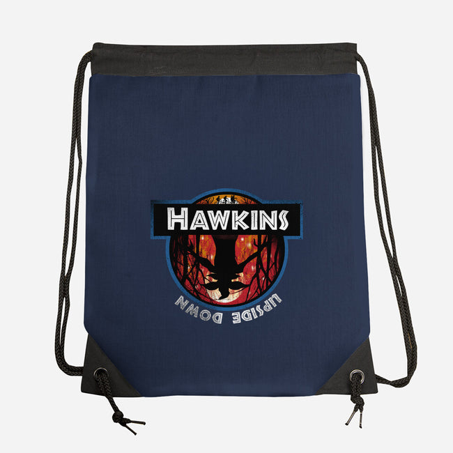 Upside Down State-None-Drawstring-Bag-dandingeroz