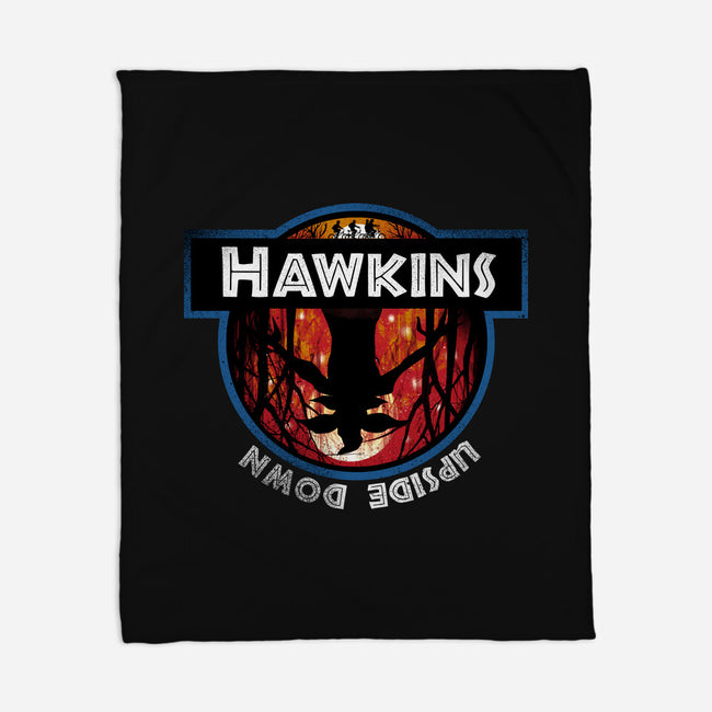 Upside Down State-None-Fleece-Blanket-dandingeroz