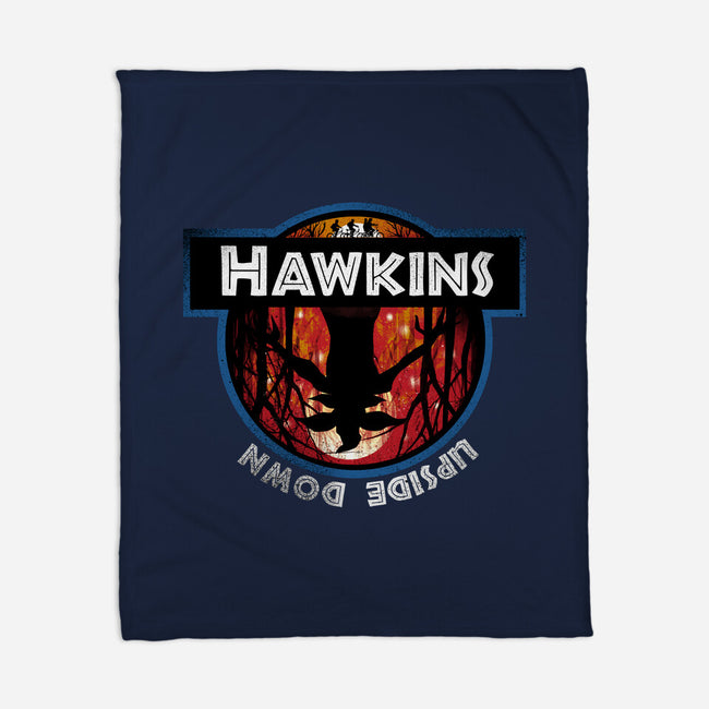 Upside Down State-None-Fleece-Blanket-dandingeroz