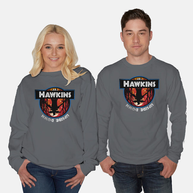 Upside Down State-Unisex-Crew Neck-Sweatshirt-dandingeroz