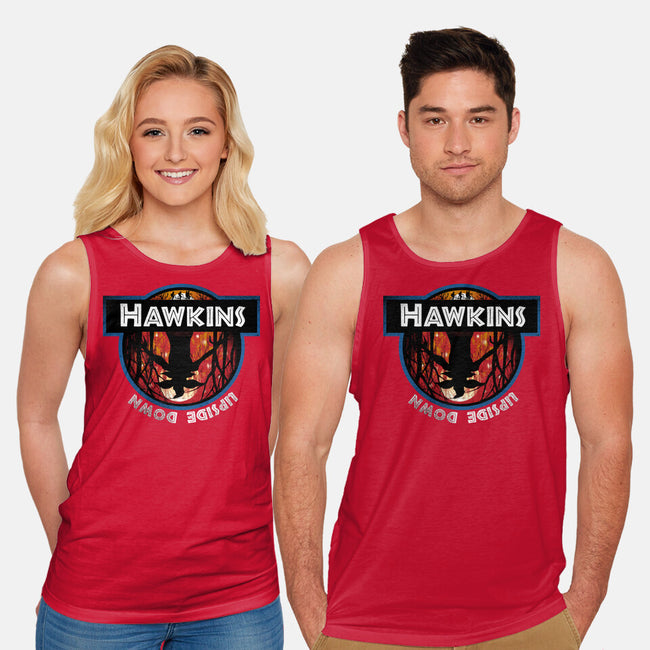 Upside Down State-Unisex-Basic-Tank-dandingeroz