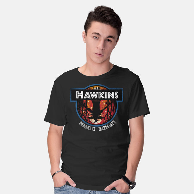 Upside Down State-Mens-Basic-Tee-dandingeroz