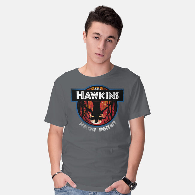Upside Down State-Mens-Basic-Tee-dandingeroz