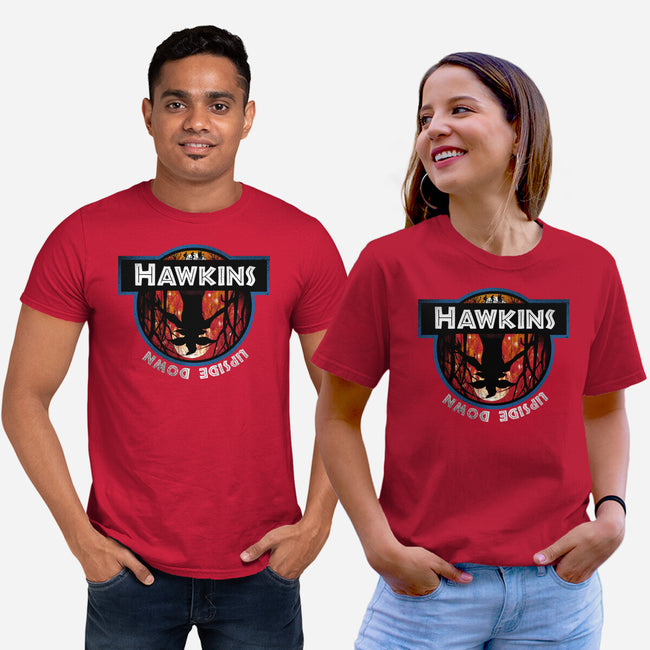 Upside Down State-Unisex-Basic-Tee-dandingeroz