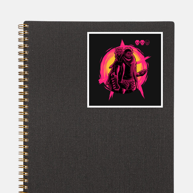 Burn To The Ground-None-Glossy-Sticker-rmatix
