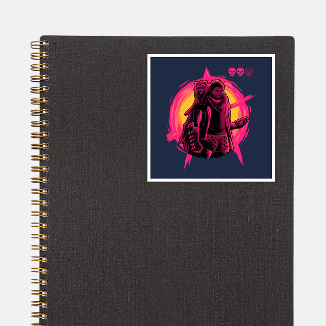Burn To The Ground-None-Glossy-Sticker-rmatix
