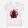 Burn To The Ground-Womens-V-Neck-Tee-rmatix