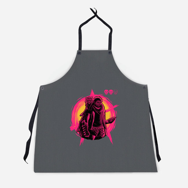Burn To The Ground-Unisex-Kitchen-Apron-rmatix