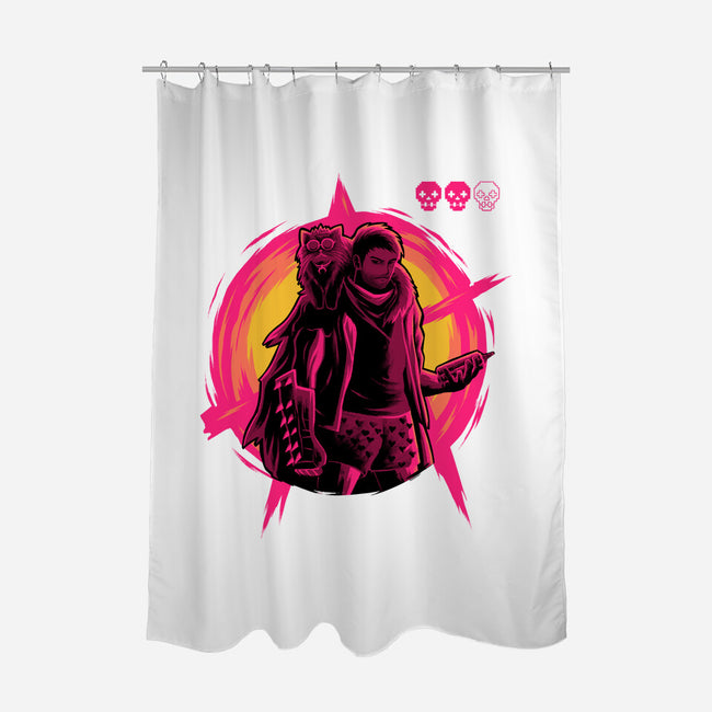 Burn To The Ground-None-Polyester-Shower Curtain-rmatix