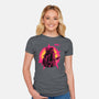 Burn To The Ground-Womens-Fitted-Tee-rmatix
