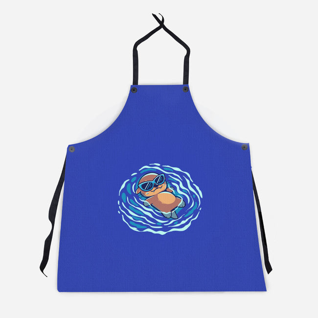 An Otterly Good Summer-Unisex-Kitchen-Apron-TechraNova
