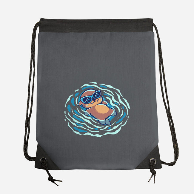 An Otterly Good Summer-None-Drawstring-Bag-TechraNova