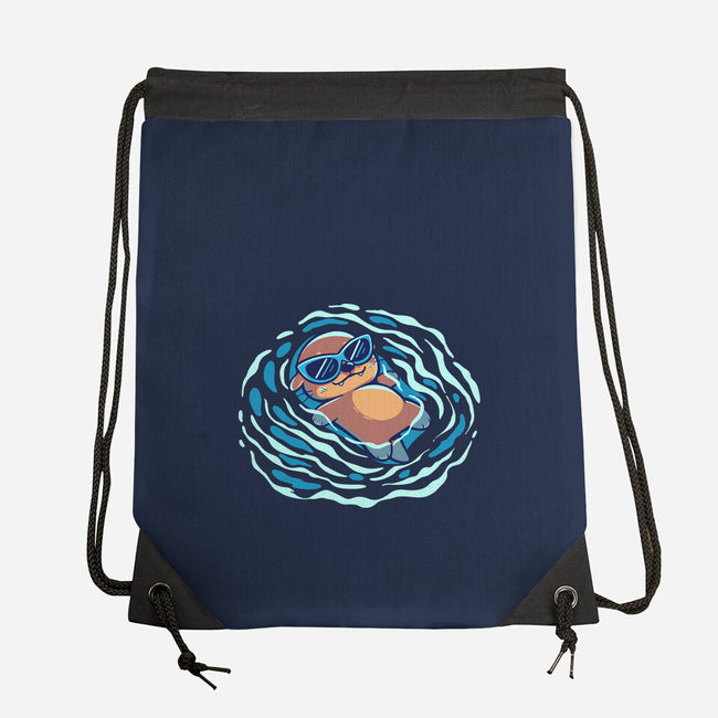 An Otterly Good Summer-None-Drawstring-Bag-TechraNova