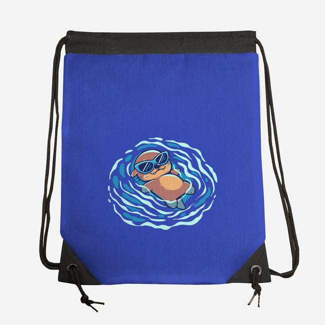 An Otterly Good Summer-None-Drawstring-Bag-TechraNova