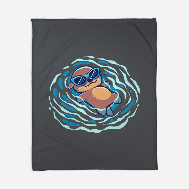 An Otterly Good Summer-None-Fleece-Blanket-TechraNova