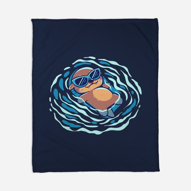 An Otterly Good Summer-None-Fleece-Blanket-TechraNova