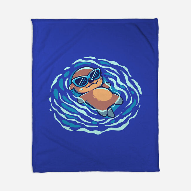 An Otterly Good Summer-None-Fleece-Blanket-TechraNova