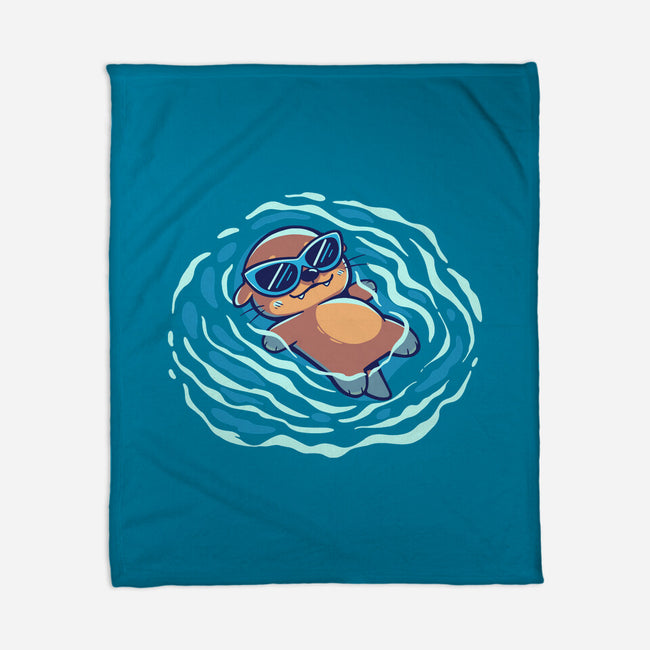An Otterly Good Summer-None-Fleece-Blanket-TechraNova