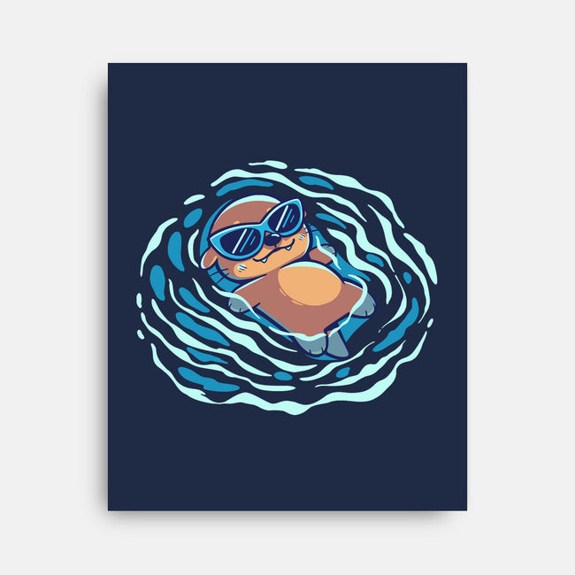An Otterly Good Summer-None-Stretched-Canvas-TechraNova