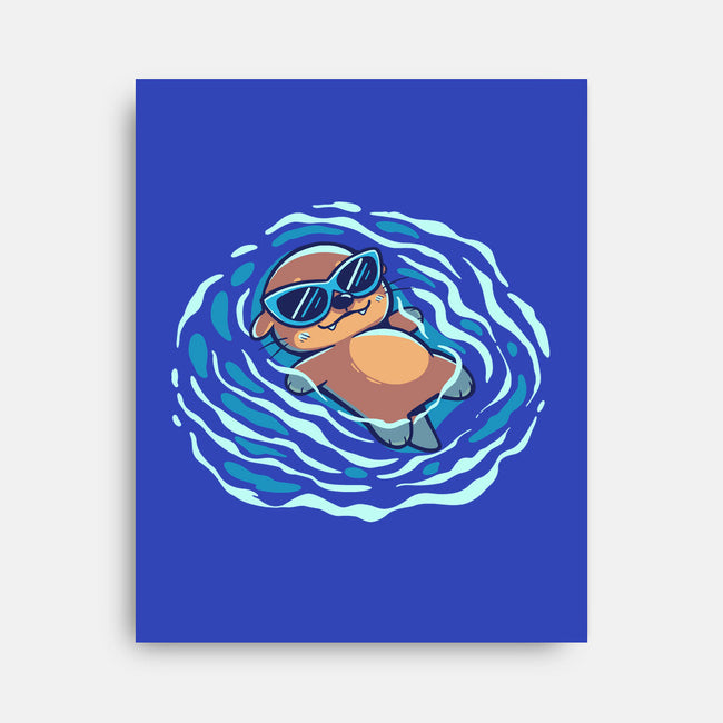 An Otterly Good Summer-None-Stretched-Canvas-TechraNova